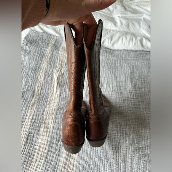 Vintage Durango Brown Cowboy Boots 80’s size 7M - Picture 3 of 8